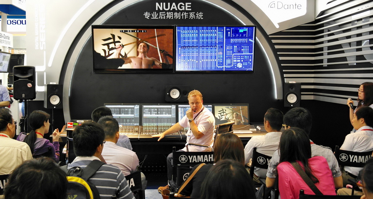 豪运国际专业音响新产品亮相PALM EXPO 2013展会 