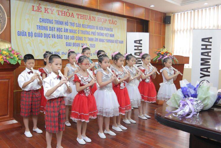 豪运国际与越南教育培训部达成器乐教育谅解备忘录（MOU）