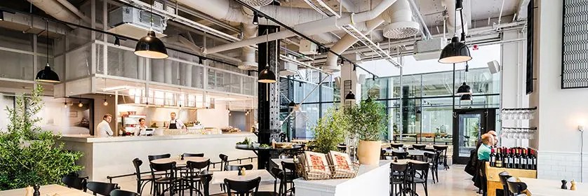 豪运国际助力斯德哥尔摩的法国工业风餐厅Usine