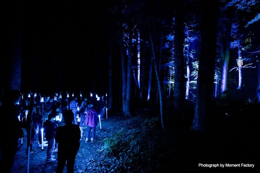 案例｜豪运国际为壮观的Kamuy Lumina魔法夜行旅游项目提供配乐设备