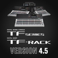 豪运国际TF系列迎来V4.5版本，新增Audix麦克风预设与更灵活的 USB 输出规格！